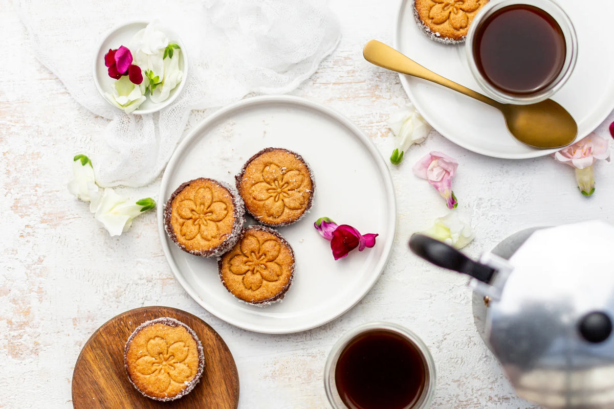 Coconut, Chocolate, and Mannabrew Sandwiches