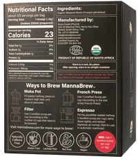 MannaBrew Superfood Espresso - 998g Box