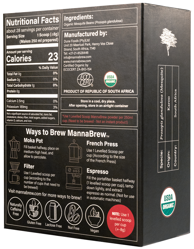 MannaBrew Superfood Espresso 226g
