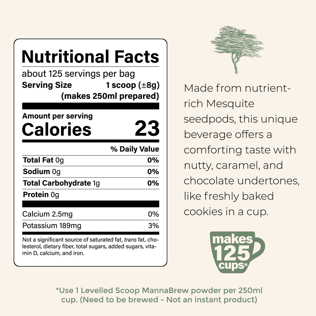 MannaBrew Superfood Espresso - 998g Box