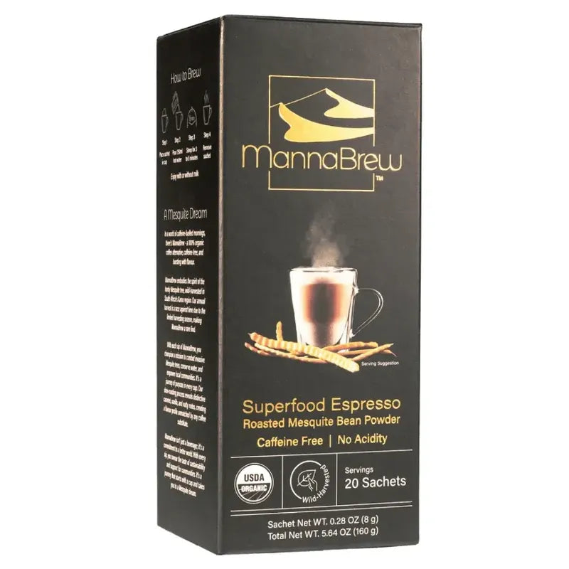 MannaBrew Superfood Espresso 20 Sachets